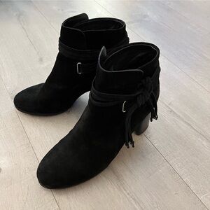 Rag and bone black heeled boots